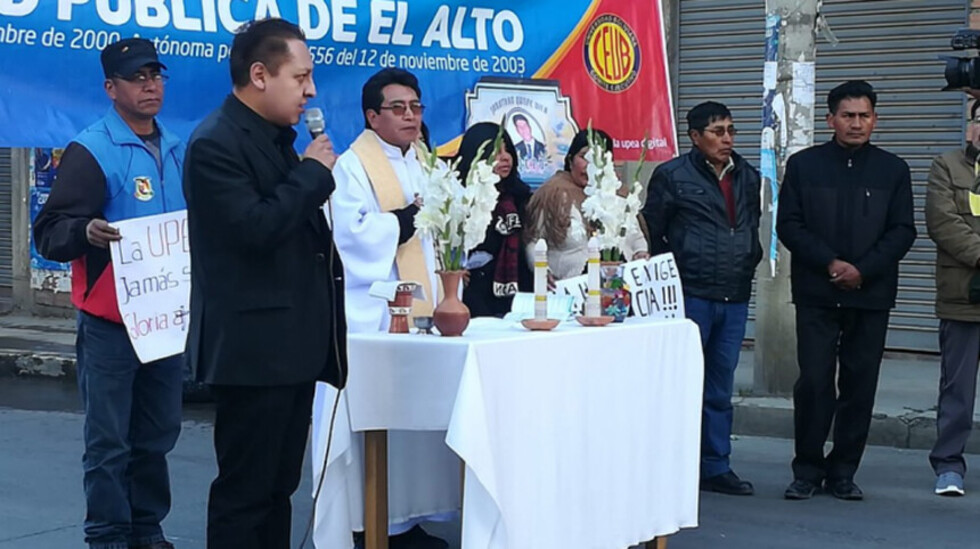 UPEA recuerda un año de la muerte de Jonathan