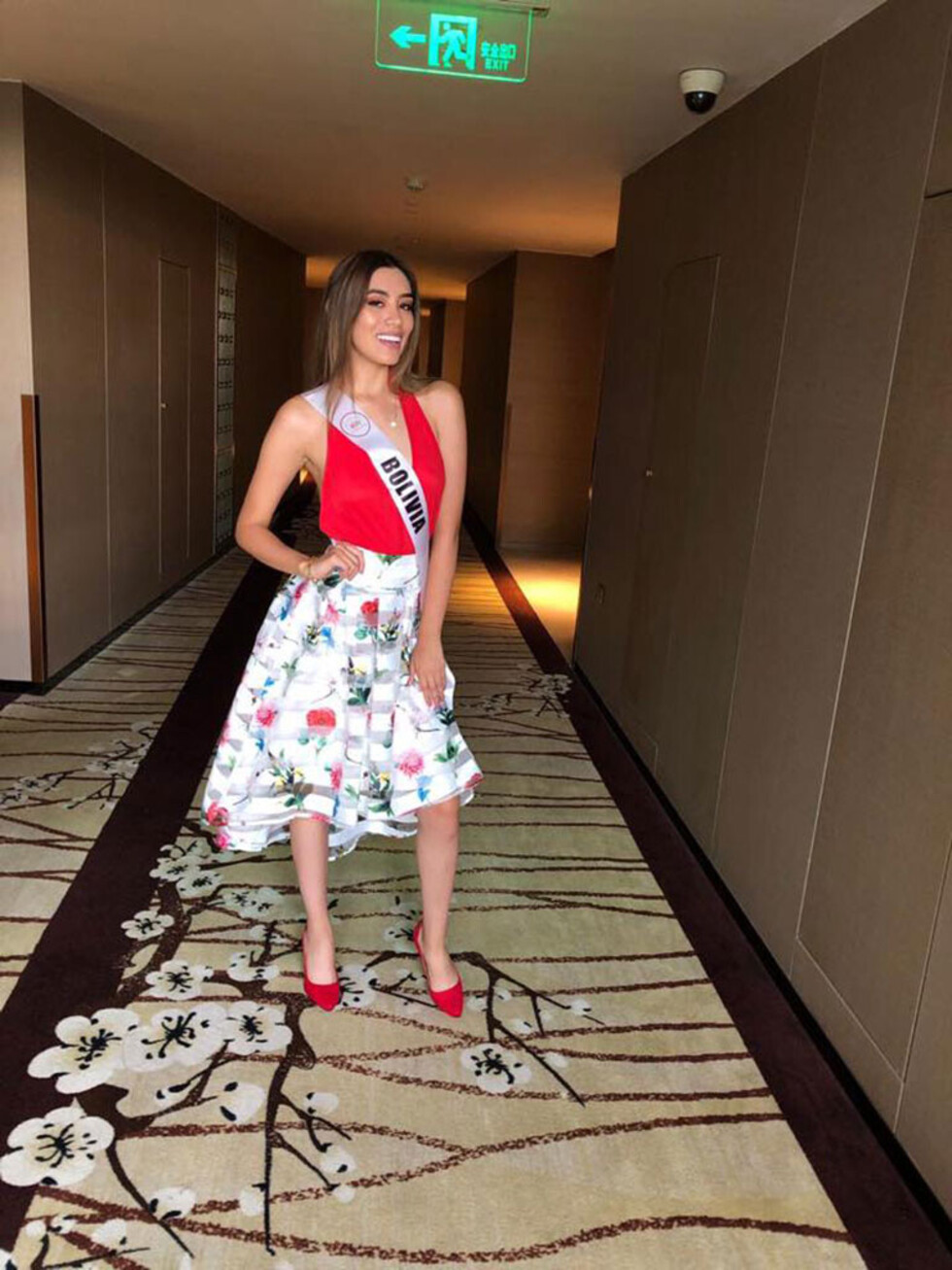 Sarah Terán compite  en China