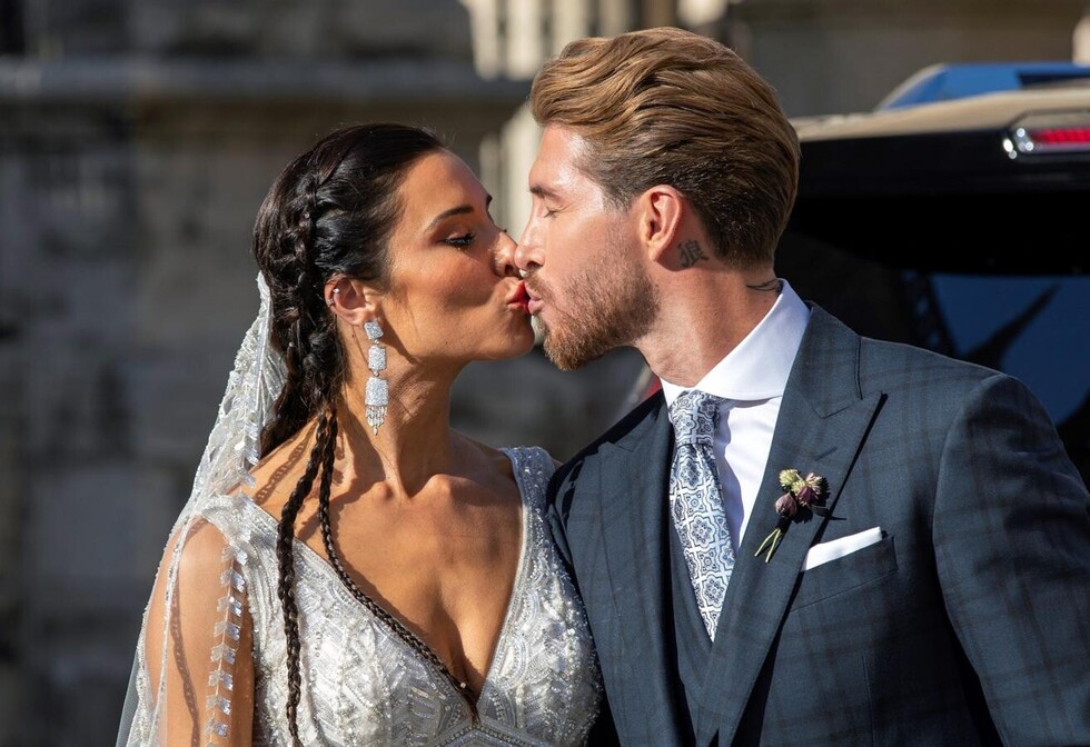 Sergio Ramos  y Pilar Rubio  se casaron