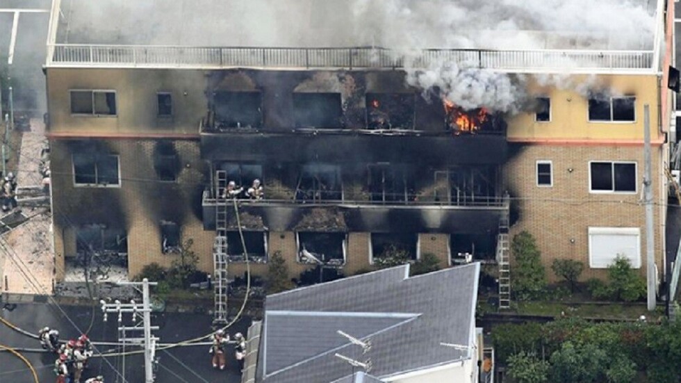 Al menos 33 muertos y 36 heridos en incendio en un estudio de anime en Japón