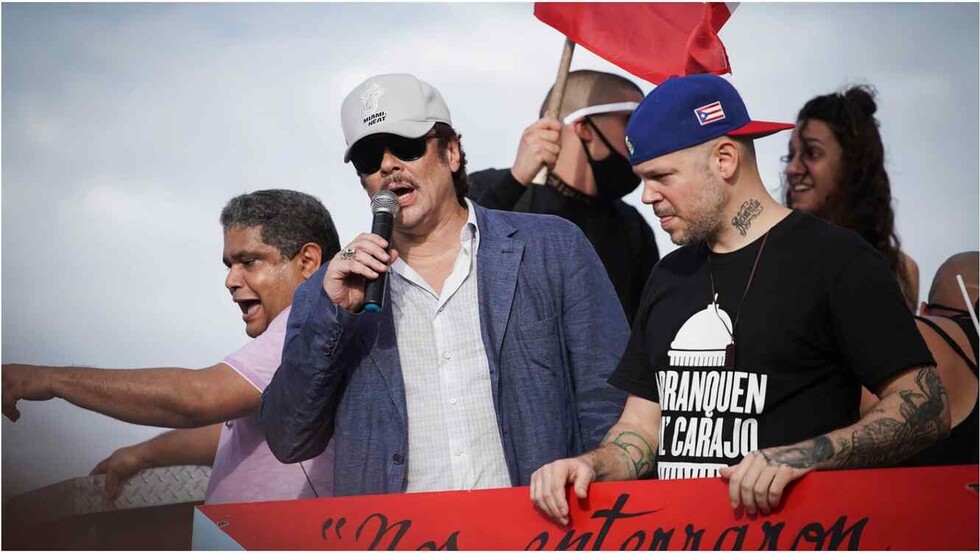 Robaron en  Puerto Rico a  Benicio del Toro