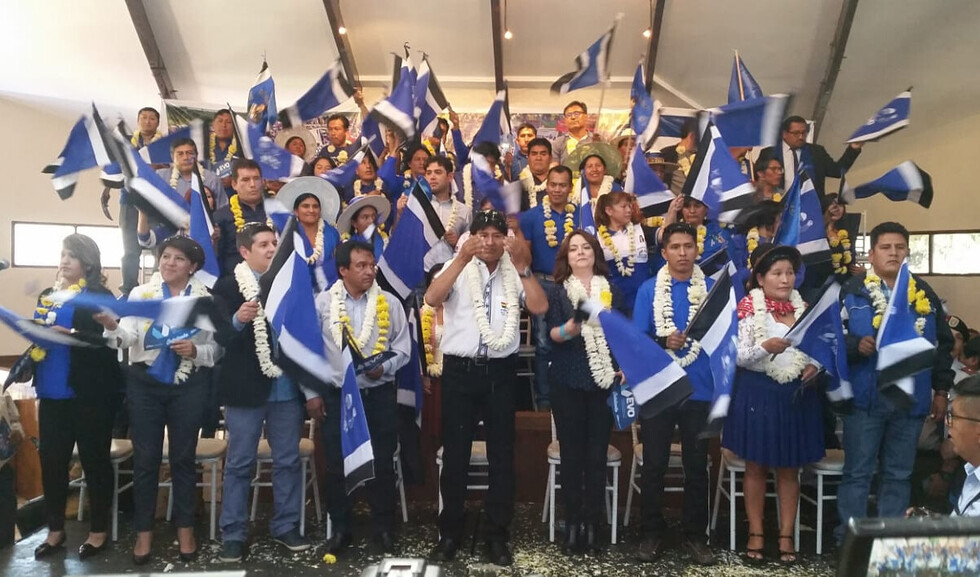 Evo pide a los cochabambinos que el MAS gane los cuatro senadores