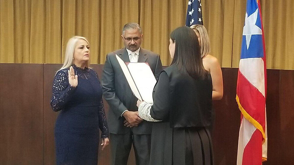 Vázquez jura como la nueva gobernadora de Puerto Rico