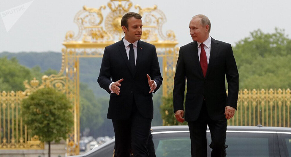 Macron y Putin chocan sobre los temas de DDHH