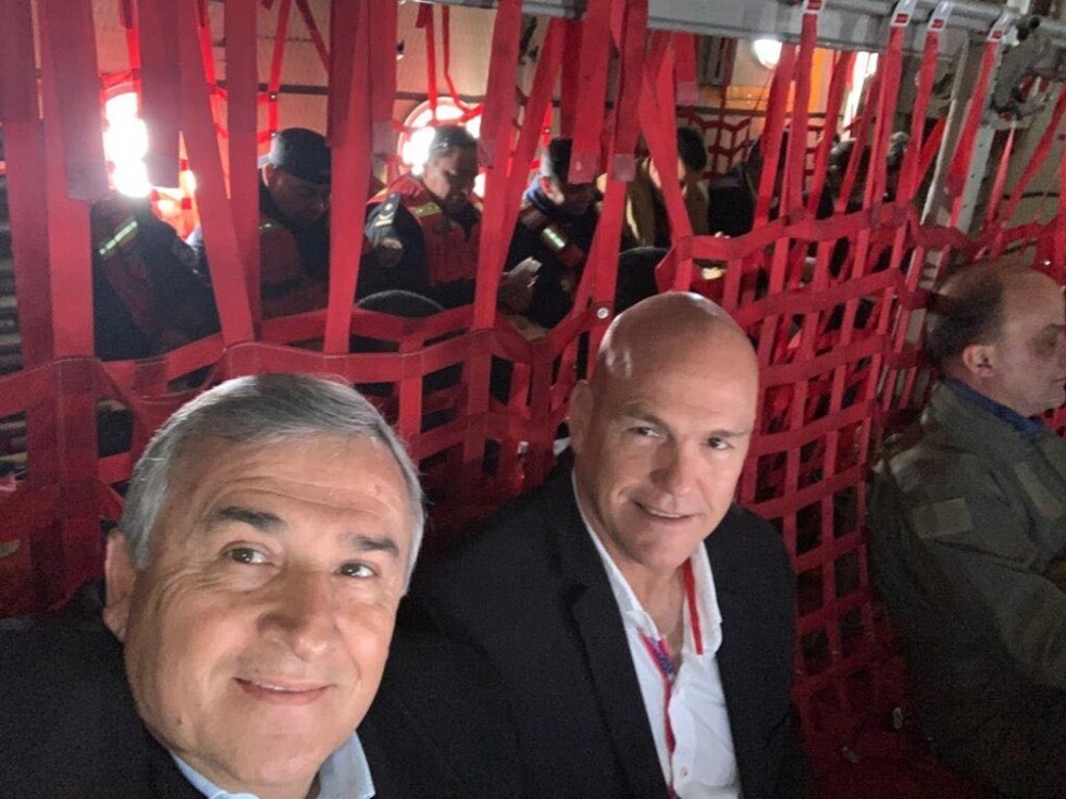 Gerardo Morales visita Bolivia y anuncia la llegada de más de 200 brigadistas de Argentina con equipamiento para ayudar en la Chiquitanía