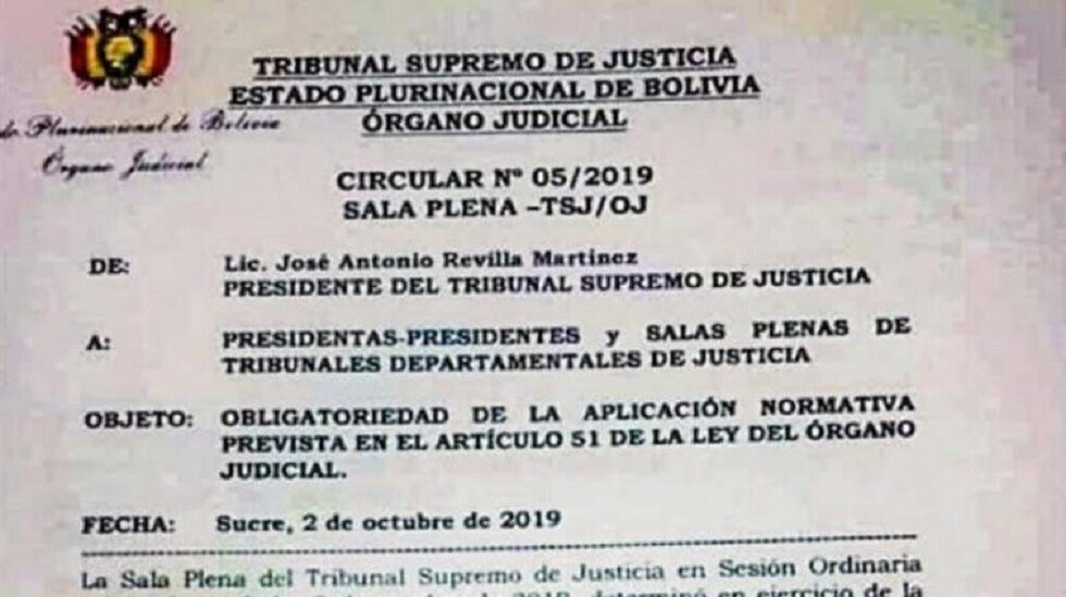 TSJ prohíbe la reelección de las presidencias en los tribunales departamentales de justicia