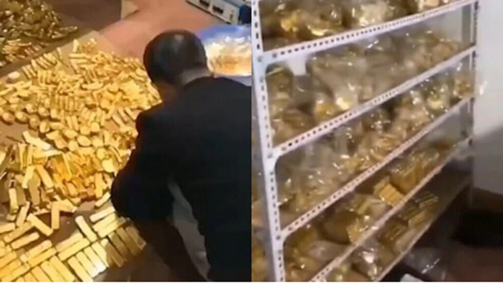 Un funcionario chino tenía 13 toneladas de oro