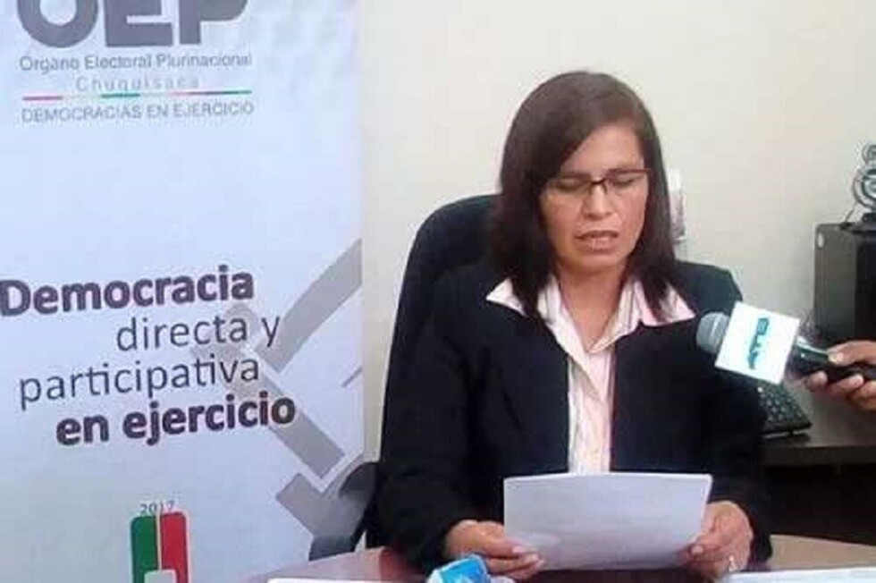 Vocal del TED de Chuquisaca presenta renuncia irrevocable al cargo