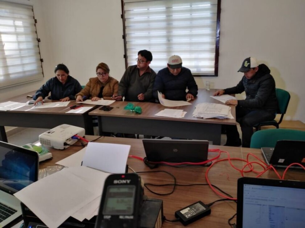 La Sala Plena en Zudáñez se desarrolla solo con presencia de delegados del MAS