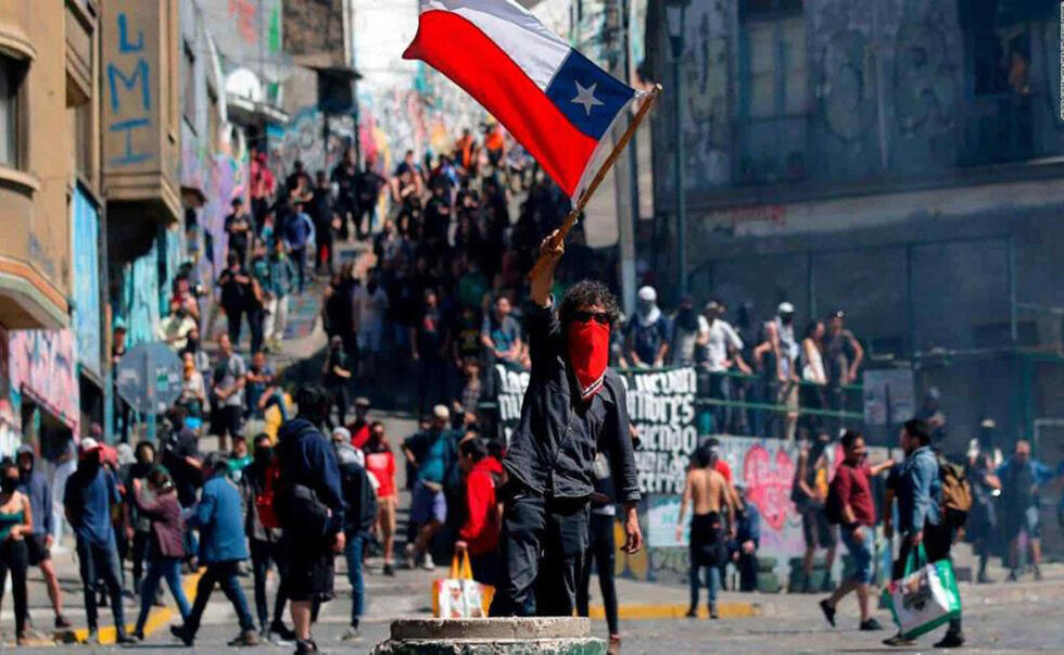 Los chilenos reclaman una nueva Constitución