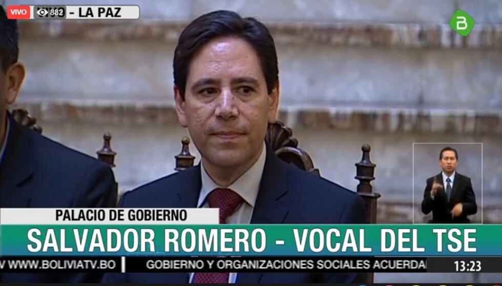 Gobierno designa a Salvador Romero como su representante ante el Tribunal Supremo Electoral