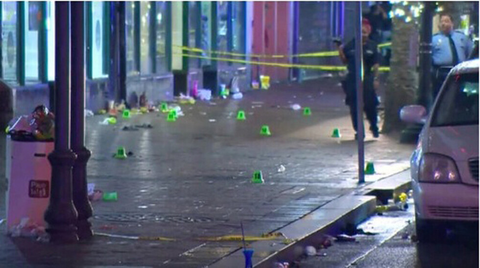 Un tiroteo  en Nueva  Orleans dejó 11 heridos