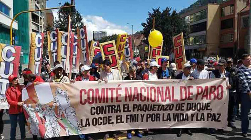 Desde Colombia impulsan más acciones de protesta
