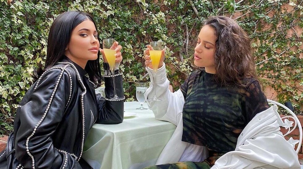Rosalía y Kylie se juntan y estallan las redes sociales