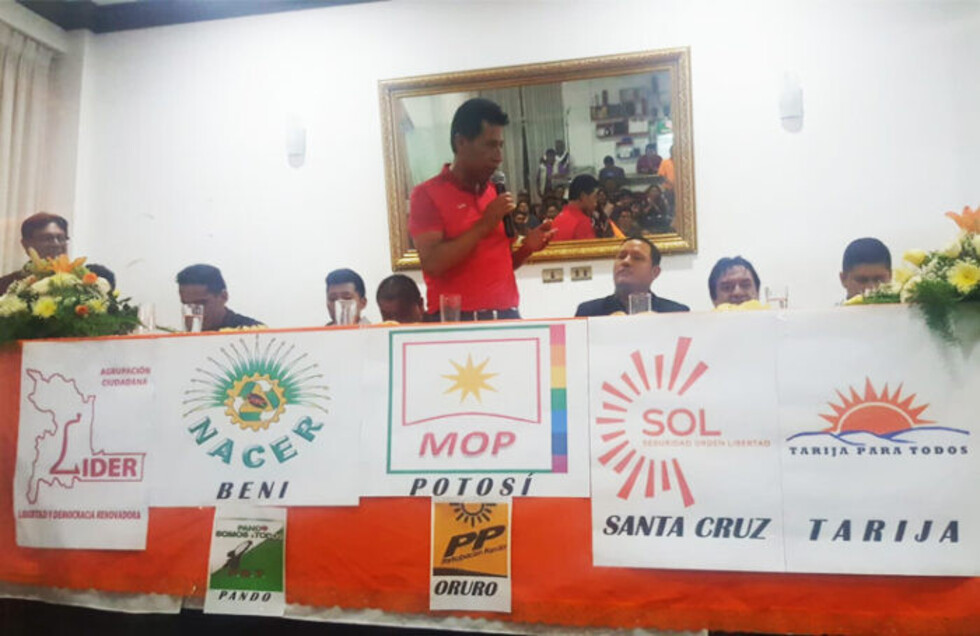 Agrupaciones fundan la alianza “Bolivia Unida”