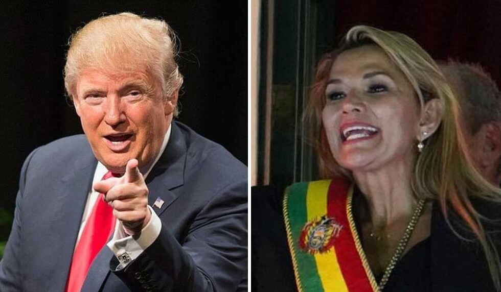 Trump otorga apoyo a Áñez para la transición pacífica
