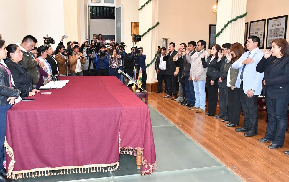Posesionan a vocales electorales de Tarija, Potosí, Beni, Pando y Chuquisaca