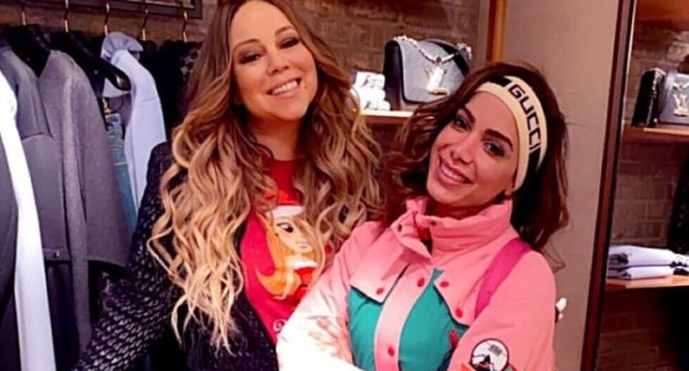 Anitta conoció a Mariah Carey y lloró de emoción