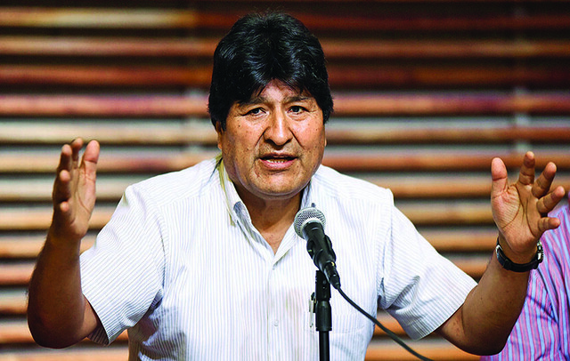 Recomiendan a Evo que descanse y no confronte