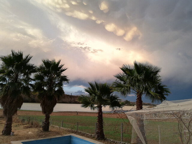 Un celaje muy particular visto desde San jacinto