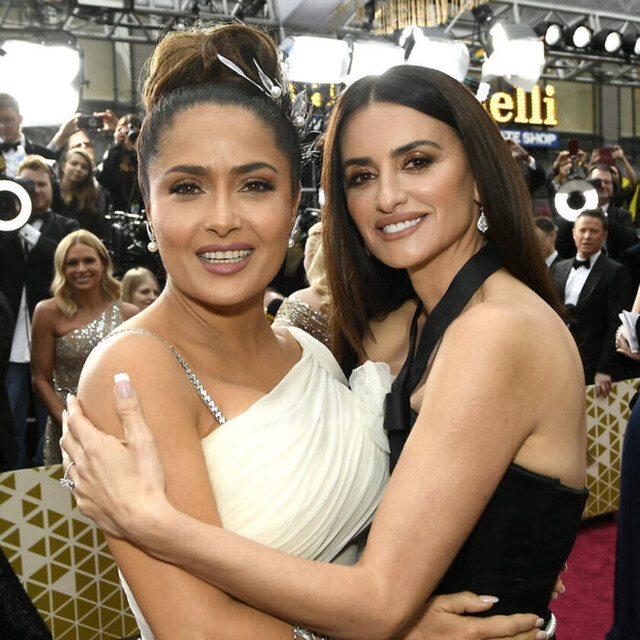Penélope y  Salma juntas en los Oscars