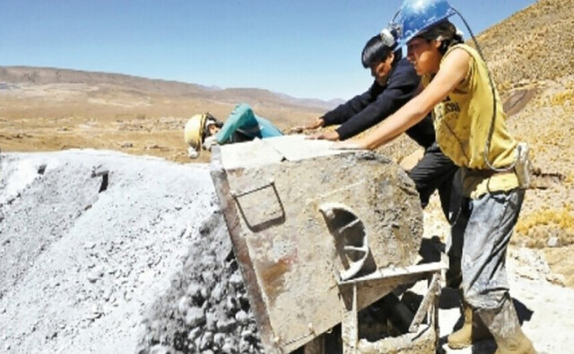 Minería: recaudación por regalías baja en Bolivia