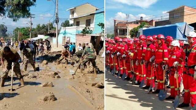 Tiquipaya: Refuerzan presencia de bomberos y soldados para tareas de apoyo