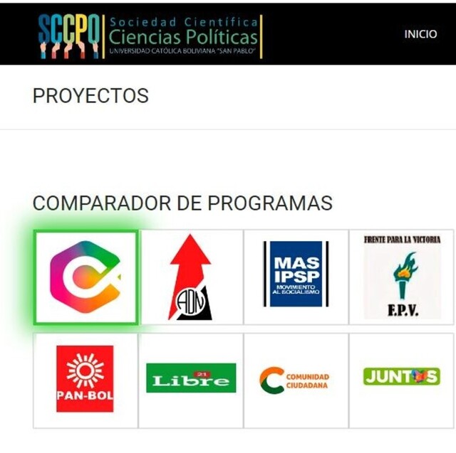 Compara los programas de gobierno en la app de la UCB