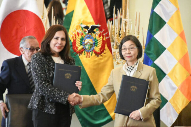 Bolivia y Japón suscriben acuerdo de donación para el fortalecimiento del sistema de salud