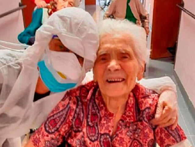 Supera el coronavirus una mujer de 104 años sobreviviente de la gripe española