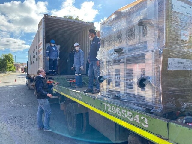 Llega a Tarija 2 lavadoras industriales para el Hospital San Juan de Dios