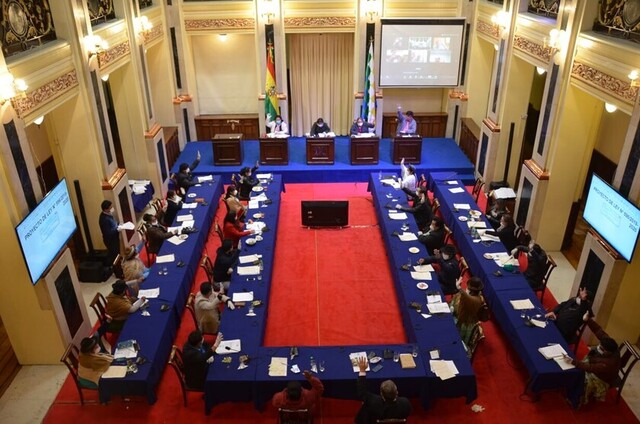 Senado aprueba proyecto de ley que recupera el 12% del IDH para fortalecer la lucha contra el coronavirus