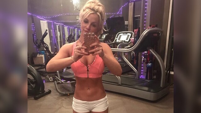 Britney Spears  incendió el  gym de su casa