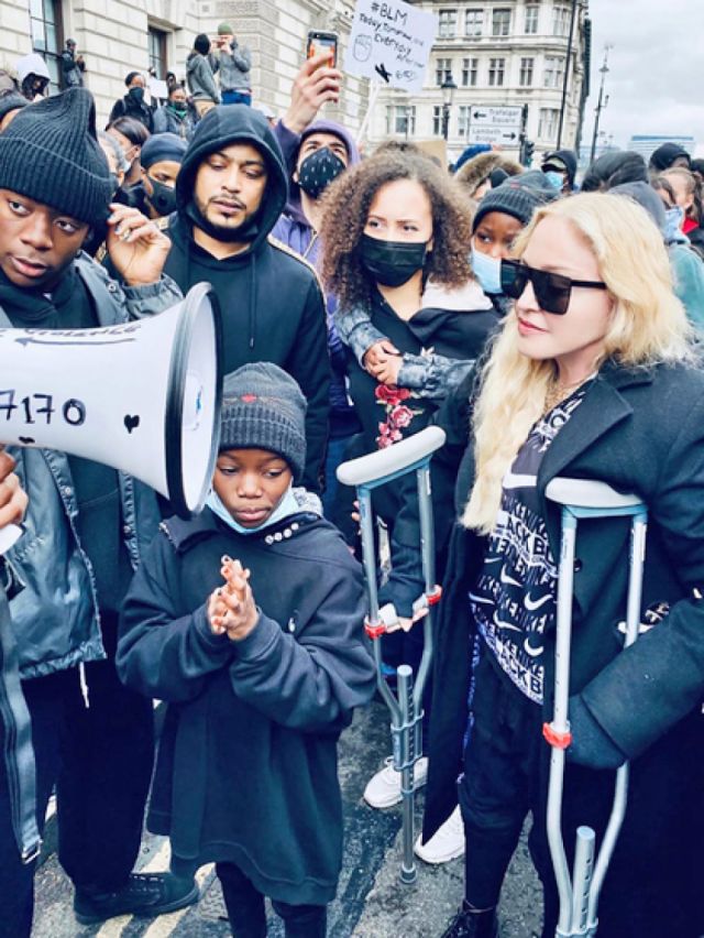 Madonna se une a protestas contra racismo