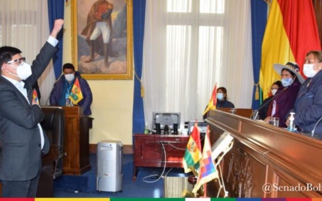 Senador Barón asume la Primera Vicepresidencia en la Cámara Alta