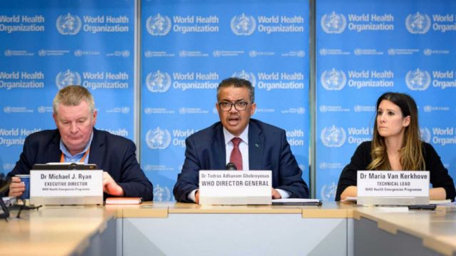 OMS: la transmisión del virus por gotitas es dominante