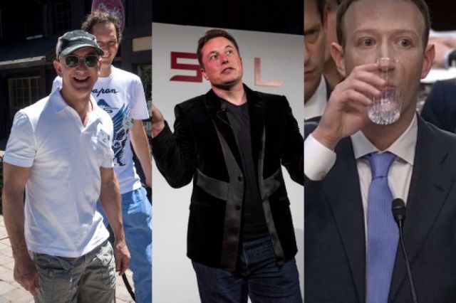  Bezos, Zuckerberg y Musk se han enriquecido en 115.000 millones de dólares durante la pandemia 
