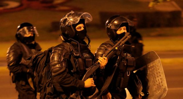 La Policía de Bielorrusia dispersa a manifestantes