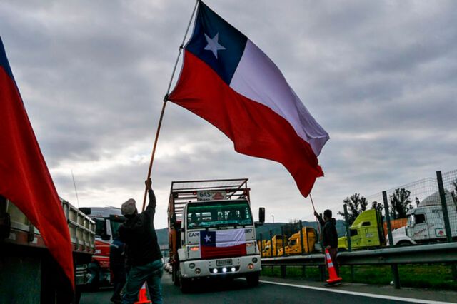 En Chile, camioneros y el gobierno llegan a acuerdo