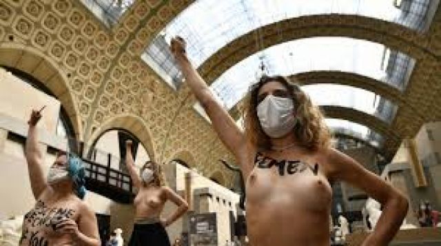Protestas feministas contra el Museo de Orsay por prohibir un escote