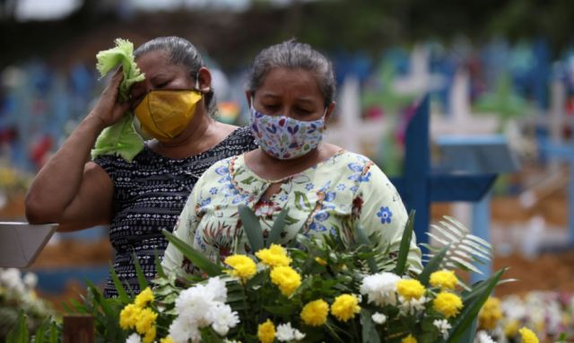 Brasil registra 869 nuevas muertes por coronavirus