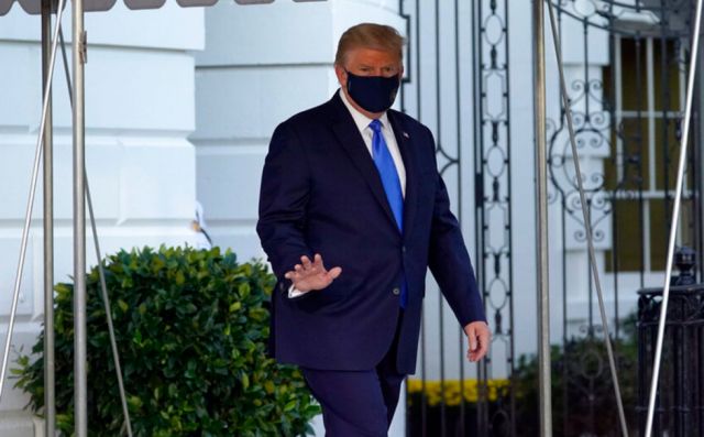 Médicos: Estado de salud de Donald Trump mejora