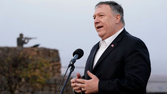 Siria denuncia visita de Pompeo al Golán