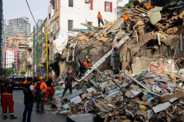Polémica en Líbano por escombros de explosión