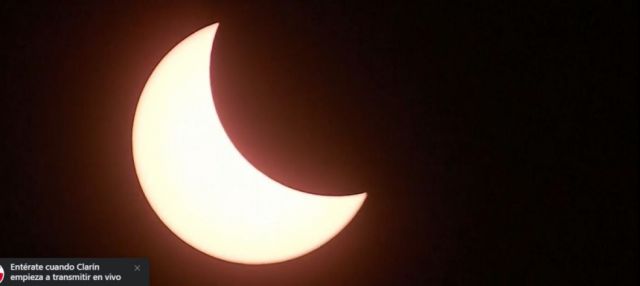 Vea en vivo el eclipse total en Argentina y Chile