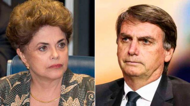 Rousseff califica a Jair Bolsonaro de fascista