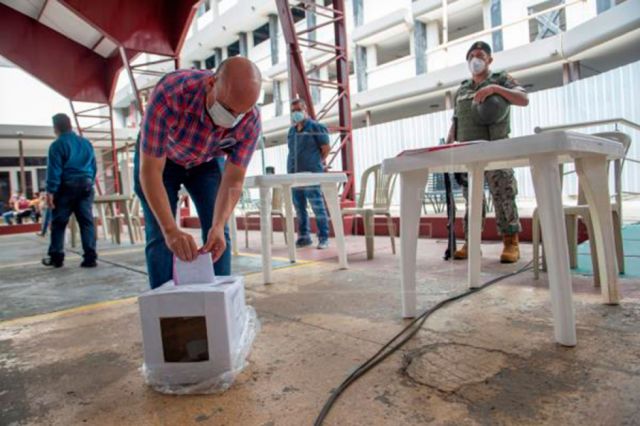 Realizan un simulacro para elección presidencial 