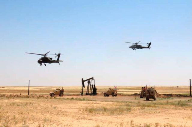 EEUU envía refuerzos a bases ilegales en Siria