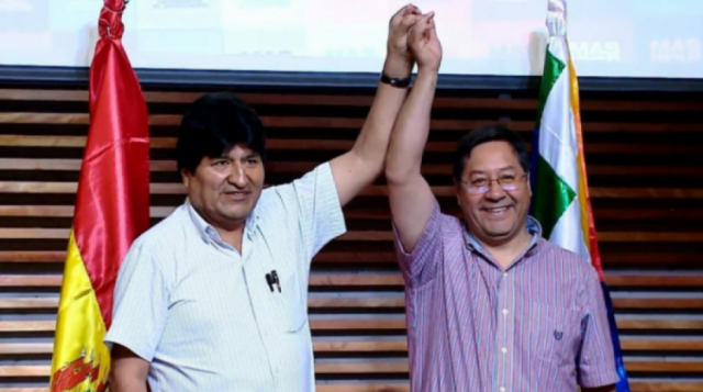 Según Morales, en 6 meses del gobierno de Arce la democracia está "totalmente consolidada"