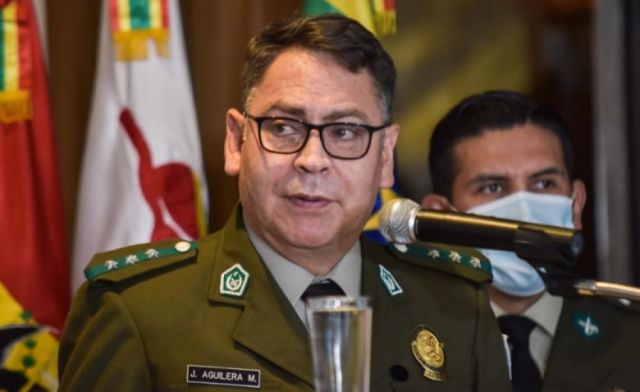 Comandante Aguilera presenta denuncia judicial por versión que lo vincula a caso Lima Lobo